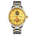 Neues Design Skmei M024 Mode Luxus Gold Herren Automatische mechanische Uhr